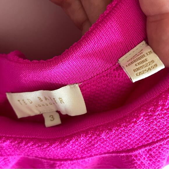 Ted Baker Pink One Shoulder Streena Dress - Picture 7 of 8